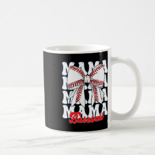 Mama Bysebyll Coquette Bow Game Day Bysebyll Mom M Coffee Mug