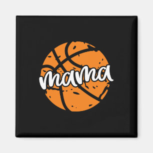 Mama Bysketbyll Mom Supportive Player Mama Mothers Magnet