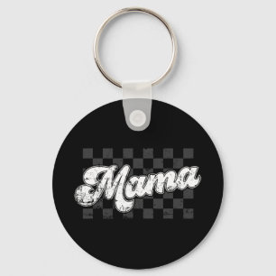 Mama Checkered Vintage Mothers Day Mom Women Keychain