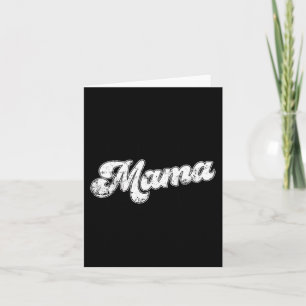 Mama Chequered Vintage Mothers Day Mom Women 1 Card