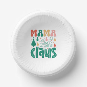 Mama Claus Christmas Design-60097 Paper Plate