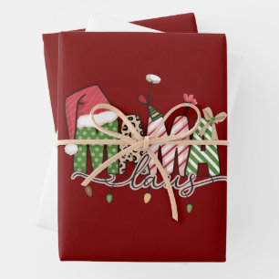  Mama Claus Christmas Funny Xmas Mommy Wrapping Paper Sheet