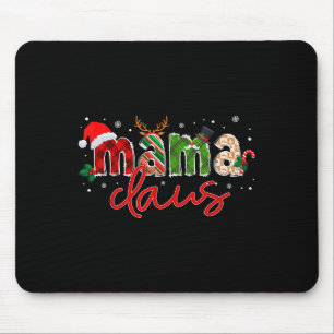 Mama Claus Santa Claus Family Matching Christmas P Mouse Pad