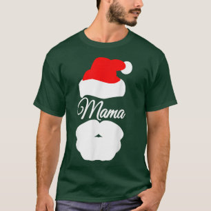 MAMA CLAUS SANTA CLAUS NIKOLAUS COSTUME MOM WOMEN  T-Shirt