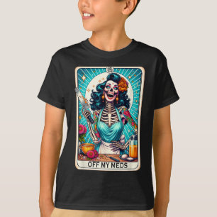 Mama Club Tarot Card Skeleton Halloween  T-Shirt