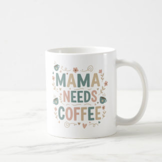Mama Coffee Mug | Floral Mother's Day Ceramic Mug