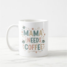 Mama Coffee Mug | Floral Mother's Day Ceramic Mug