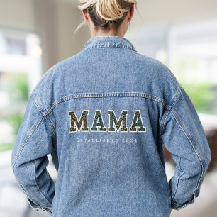 Mama customized year - trendy  denim jacket