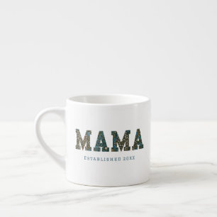 Mama customized year - trendy floral Coffee Mug