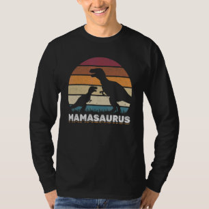Mama Dino Mama Saurus Mama Dinosaur Mother's Day M T-Shirt