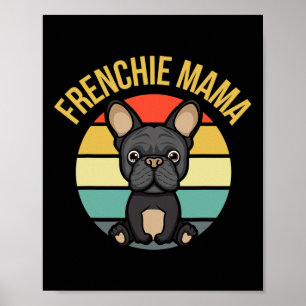 Mama Dog Mom Gifts For Women Fun Graphic  Poster
