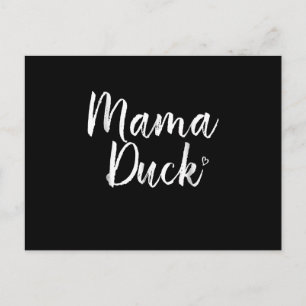 Mama Duck , Cute Duck, Mors Day, Gifts Mom Holiday Postcard