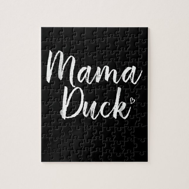 Mama Duck , Cute Duck, Mors Day, Gifts  Mom Jigsaw Puzzle (Vertical)