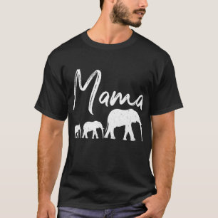 Mama Elephant Cute Mother's Day Gift Mom Mommy T-Shirt