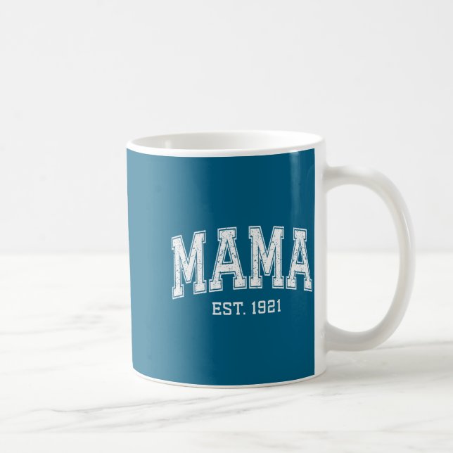 Mama Est 1921 Mom D Mothers Day Ized  Coffee Mug (Right)
