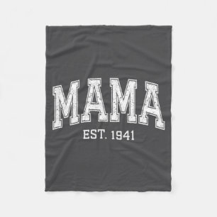 Mama Est 1941 Mom D Mothers Day Ized  Fleece Blanket