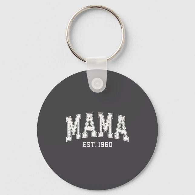 Mama Est 1960 Mom D Mothers Day Ized  Keychain (Front)