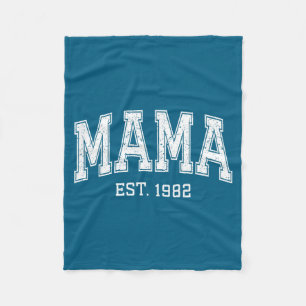 Mama Est 1982 Mom D Mothers Day Ized  Fleece Blanket