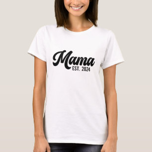 Mama Est 2024 - Stylish Mom Gift T-shirt