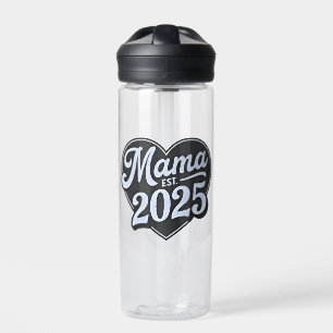 MAMA est 2025 Pregnancy Mothers Day Mom To Be  Water Bottle