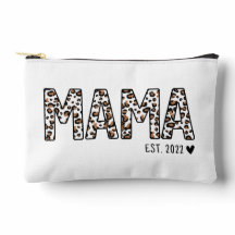 Mama Est Bag Leopard Print, Custom Mama Est