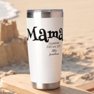 Mama Established New Mom Gift Insulated Tumbler
