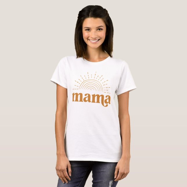 Mama First Trip Around The Sun First Birthday T-Shirt (Front Full)
