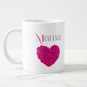 Mama Floral Beautiful Mother’s Day, Birthday Gift  Large Coffee Mug