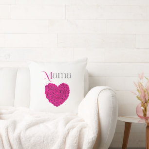 Mama Floral Beautiful Mother’s Day, Birthday Gift  Throw Pillow