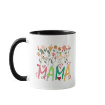 Mama Floral Garden Mug