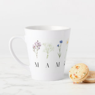 MAMA Floral Mug – Elegant Mother’s Day Gift