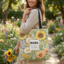 MAMA Floral Watercolor Faux Gold Frame Artwork