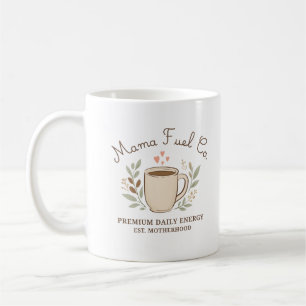 Mama Fuel Co. Cozy Coffee Mom Design Mug