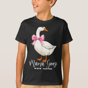 Mama Goose Est 2026 Mom Baby Announcement Mothers T-Shirt