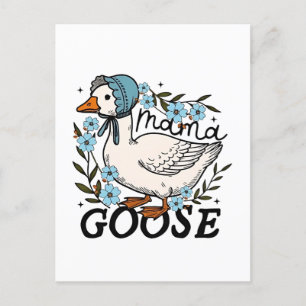 Mama Goose Silly Goose Mothers Day Holiday Postcard