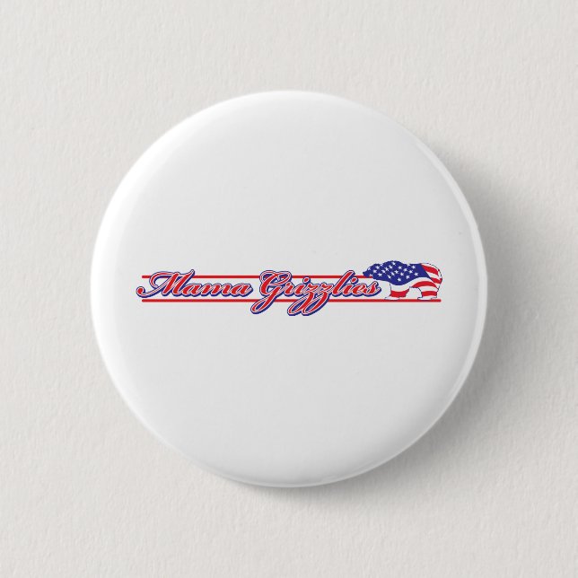 Mama Grizzlies 2 Inch Round Button (Front)