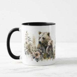 Mama Grizzly and Cub Mug