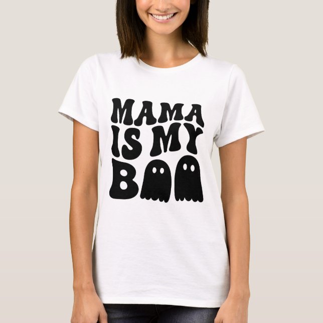 mama halloween sweatshirt T-Shirt (Front)