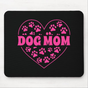 Mama Heart Mothers Day Golden Retriever Dog Mom Pa Mouse Pad
