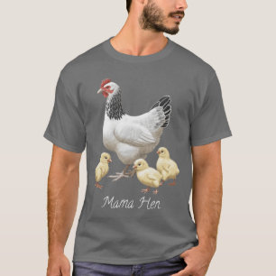Mama Hen Susse Chicken and 3 Baby Chicks family T-Shirt