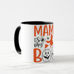 Mama Is My Boo Spooky Mom Mug