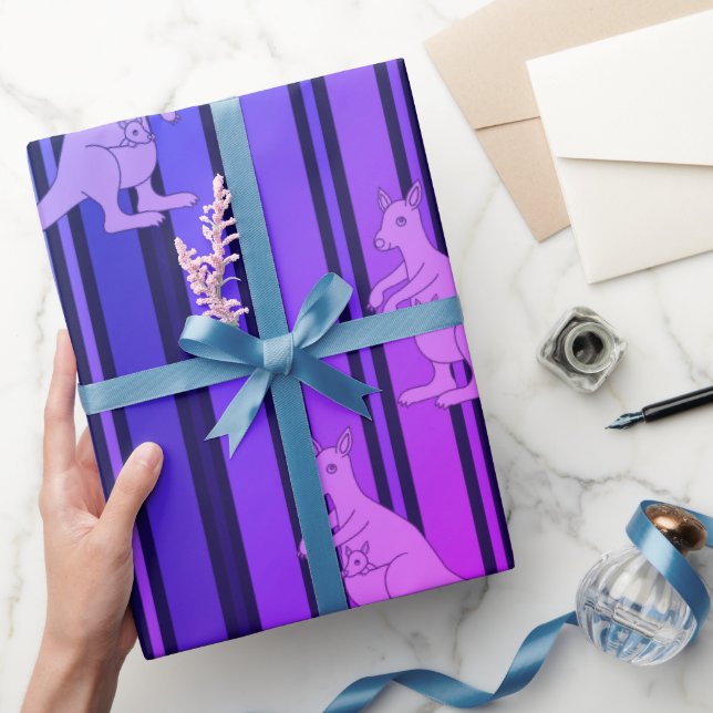 mama kangaroo  wrapping paper (Gifting)