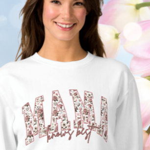 Mama Knows Best Varsity Style Mother's Day Gift Sweatshirt