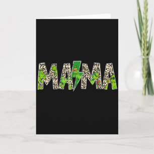 Mama Leopard Retro Mom Nanny Grandma Mother's Day  Card