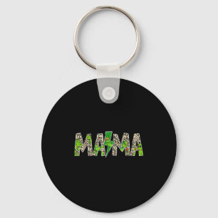 Mama Leopard Retro Mom Nanny Grandma Mother's Day  Keychain