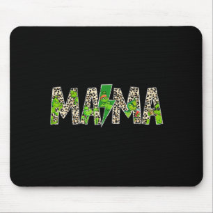 Mama Leopard Retro Mom Nanny Grandma Mother's Day Mouse Pad