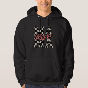 Mama Letters Print Funny Mom Mommy Graphic Mothers Hoodie