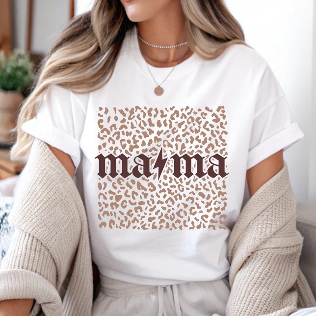 Mama Lighting Leopard T-Shirt (Creator Uploaded)