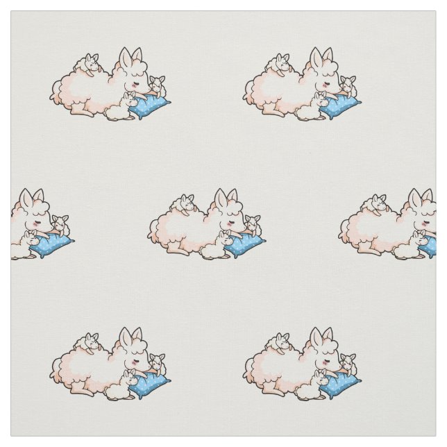 Mama Llama Fabric (Swatch)