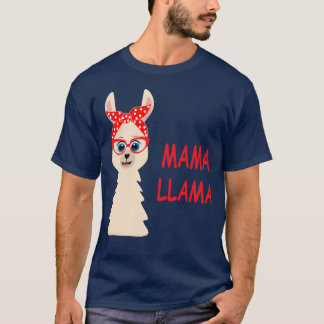 Mama Llama Mother Mum Mother funny T-Shirt